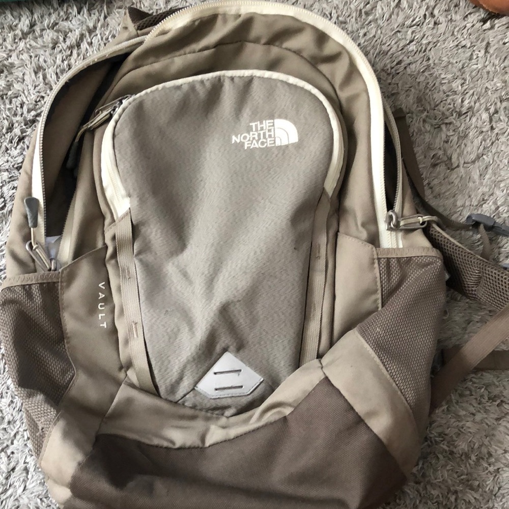 The North Face book bag